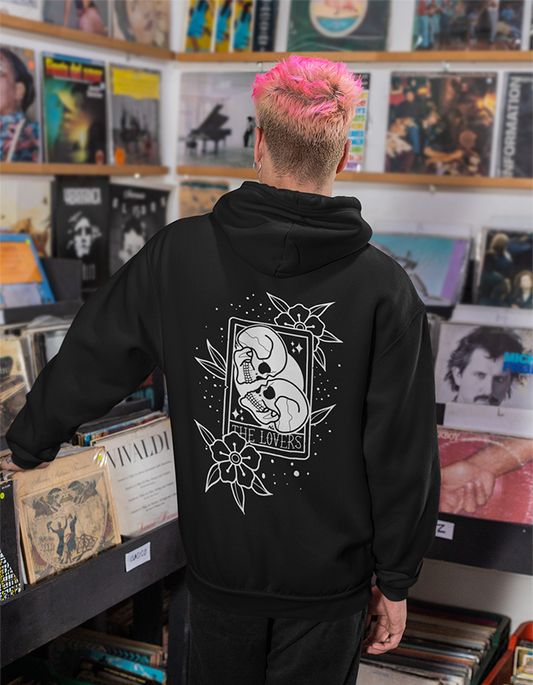 Back Lovers Black Hoodie