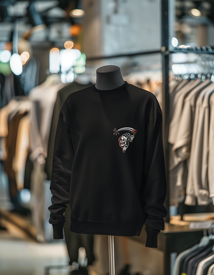 Front Reaper Black Sweatshirt