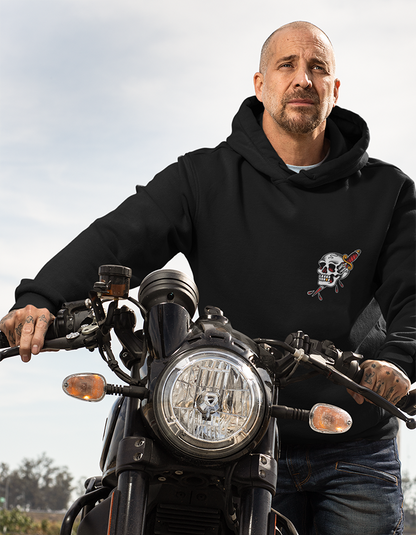 Front Skull & Dagger Black Hoodie