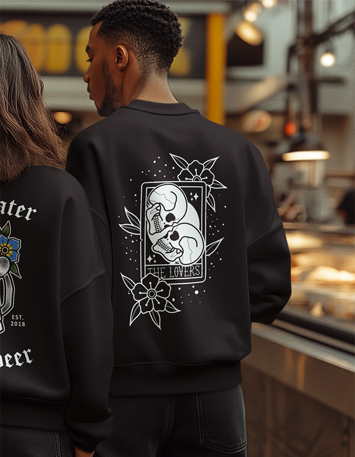 Back Lovers Black Sweatshirt