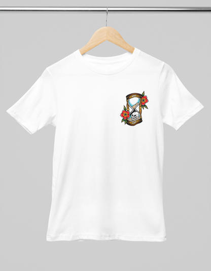 Front Time White Tee